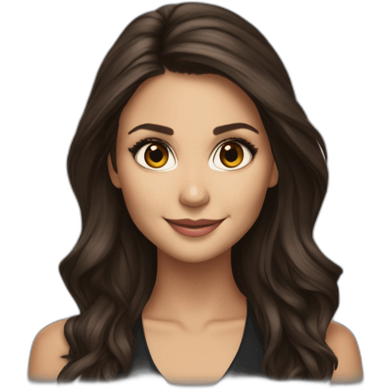 nina dobrev emoji