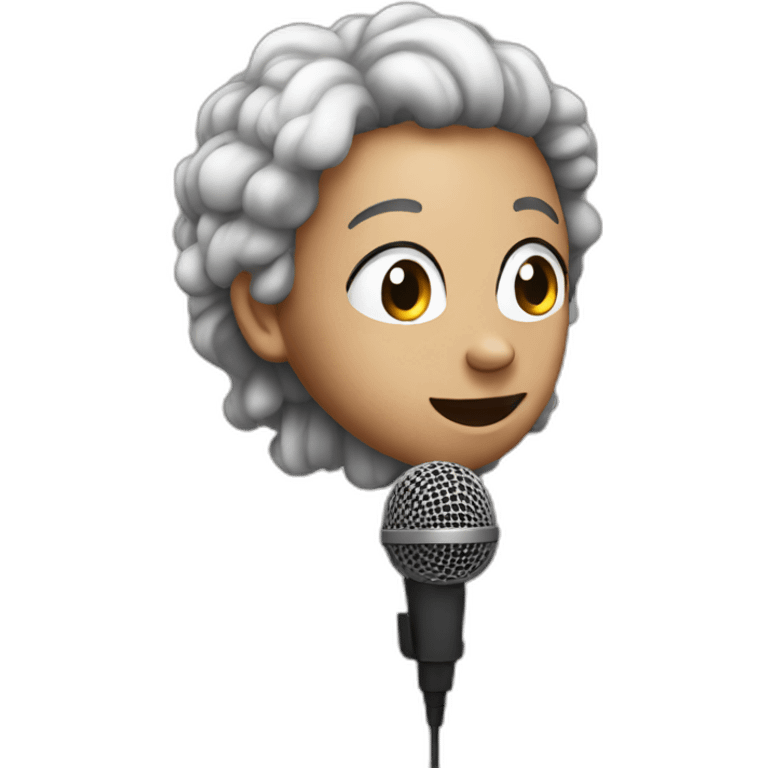 vocal with mic emoji