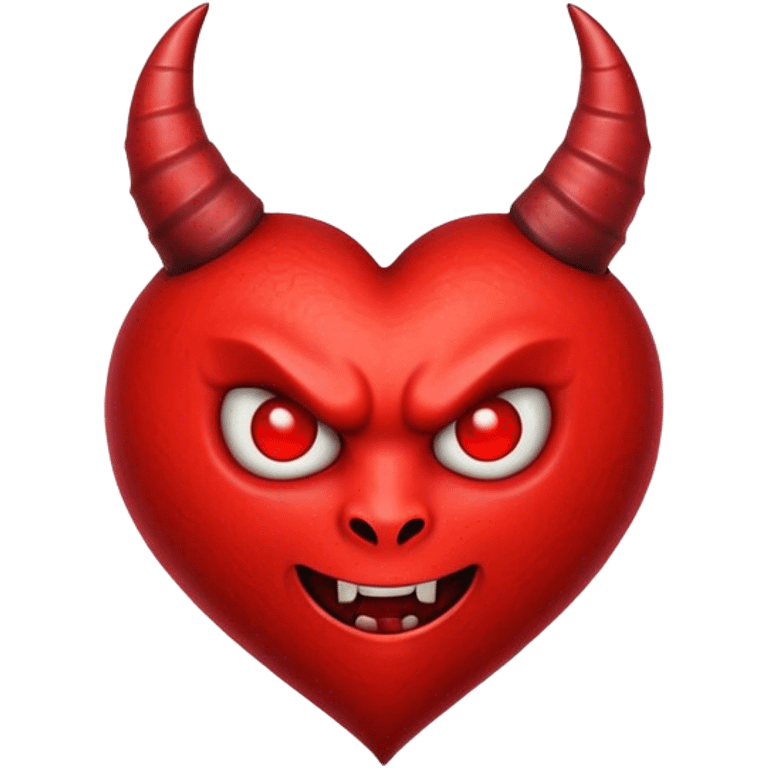 Devil heart emoji