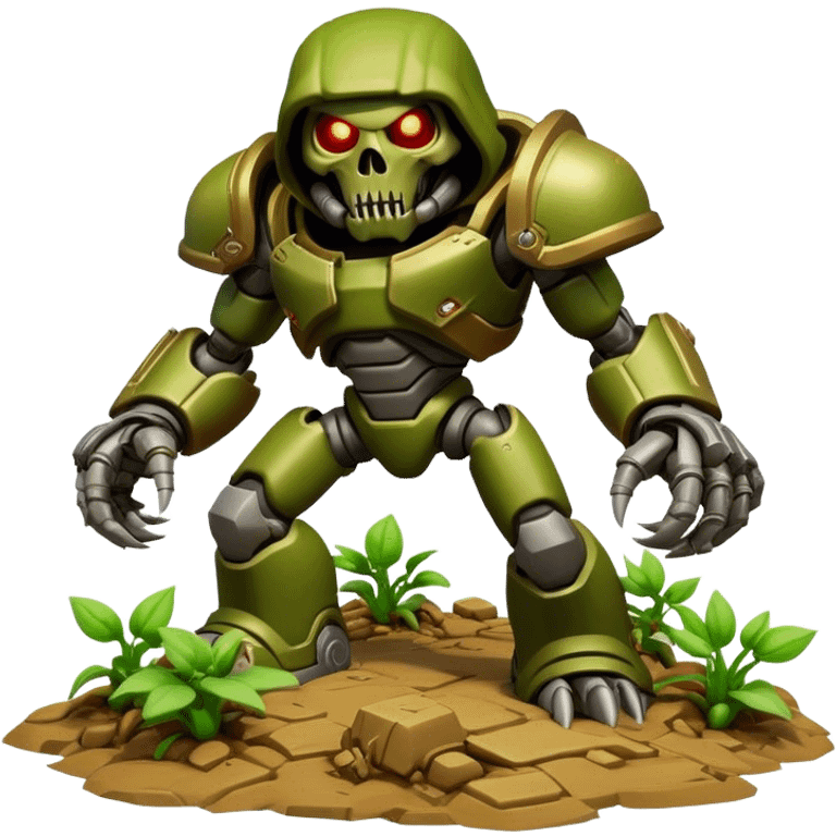 3D, cinematic ultra detailed 32k HD Doom srhoom in pvz 1, brought to life with stunning visual details, each lash, eye, and hair is shown in stunning detail, rich textures, visually rich, so lifelike that it feels like it could leap off the page at any moment emoji