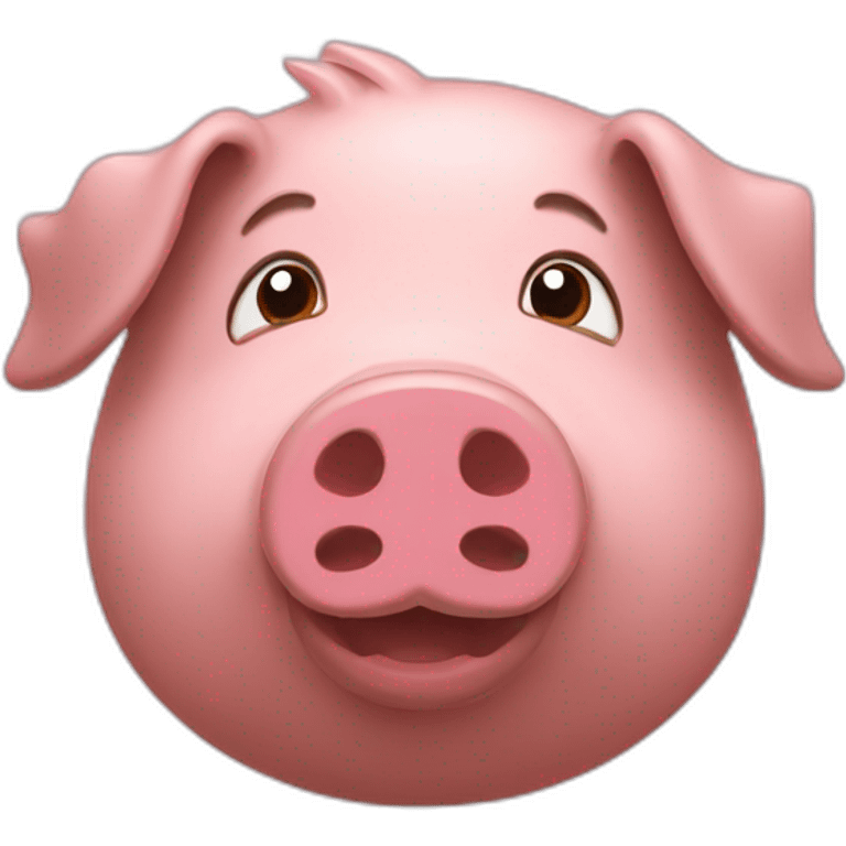 Pig mud emoji