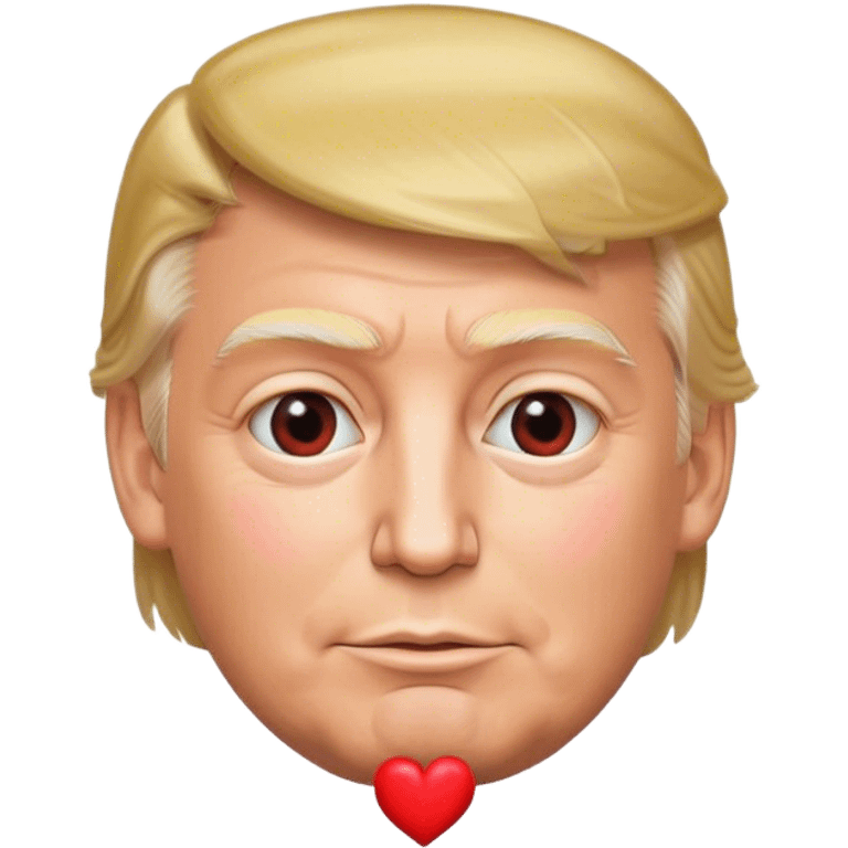 Trump heart emoji