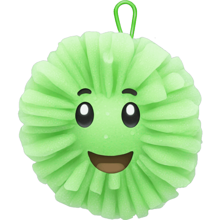 shower loofah emoji