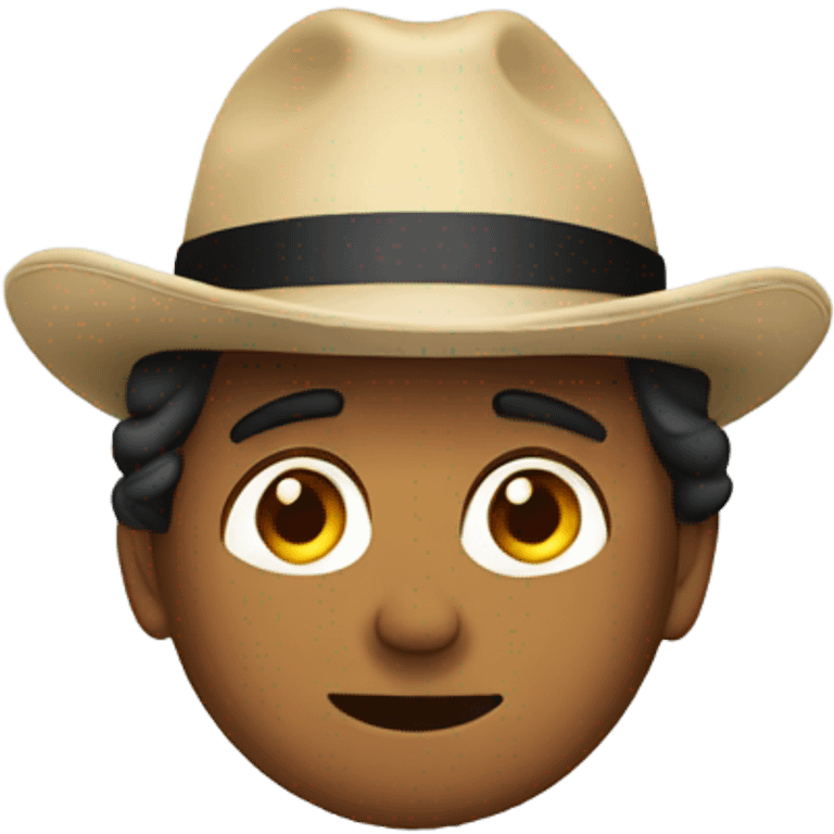 Juan with a hat emoji