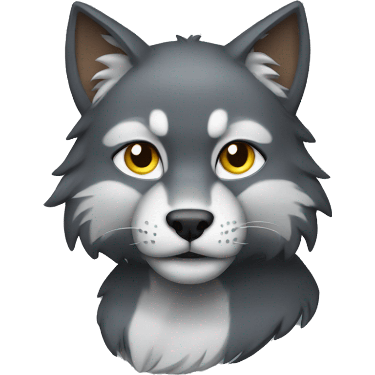 Wolfcat. emoji