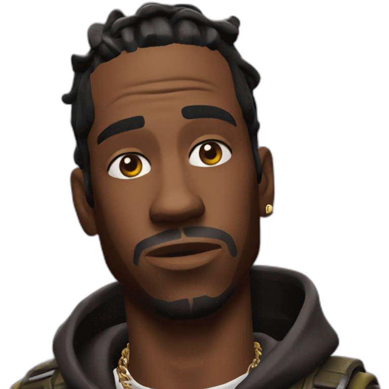 travis scott fortnite emoji