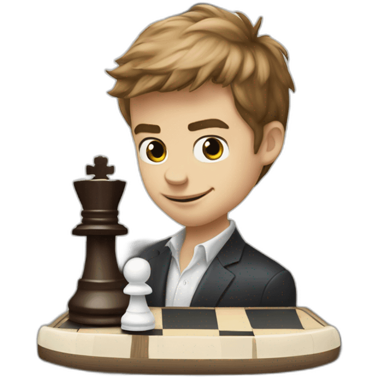 magnus carlsen flipping a chess board emoji