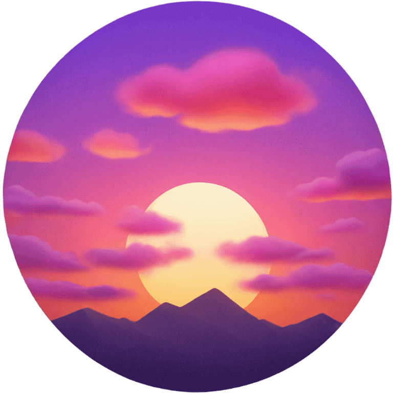 Sunset emoji