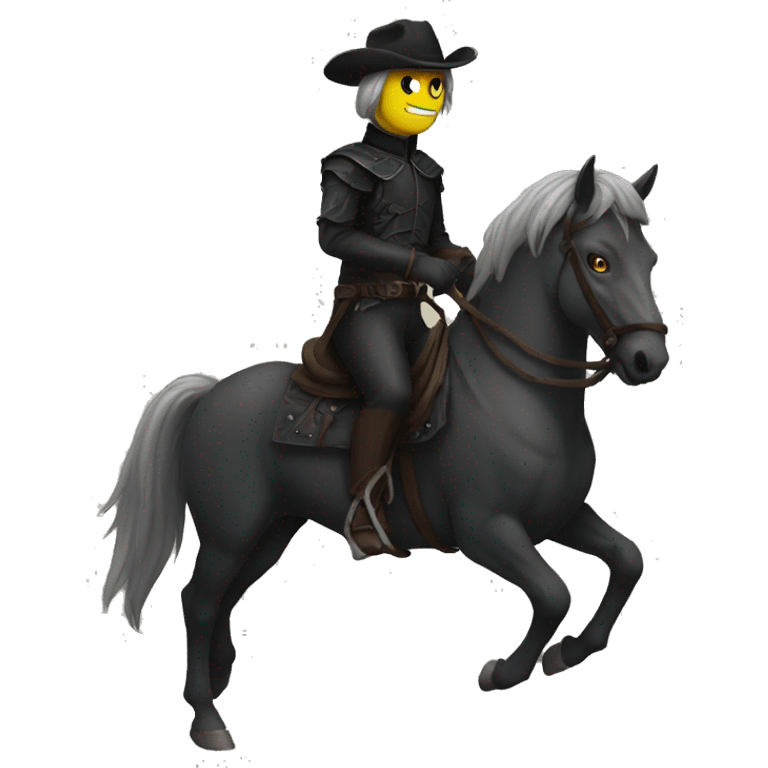 Horseman spooky emoji