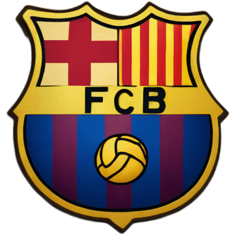 Fc barcelona logo emoji