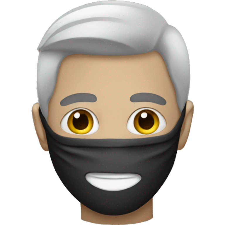 Masked man emoji