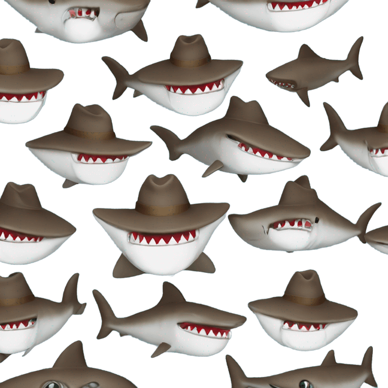 cowboy shark emoji