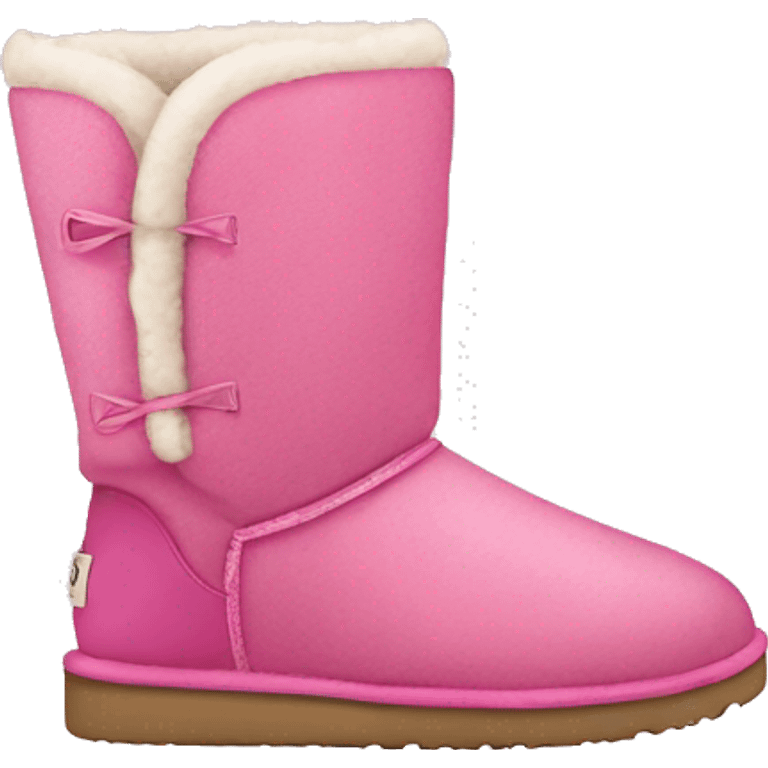 Pink ugg boots emoji