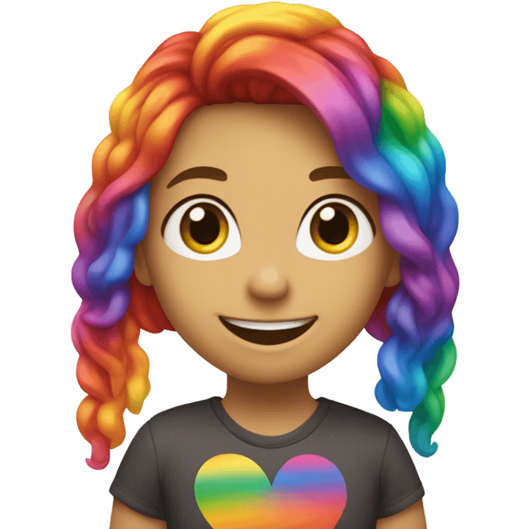 Hey Joliee ❤️ in fun rainbow text emoji