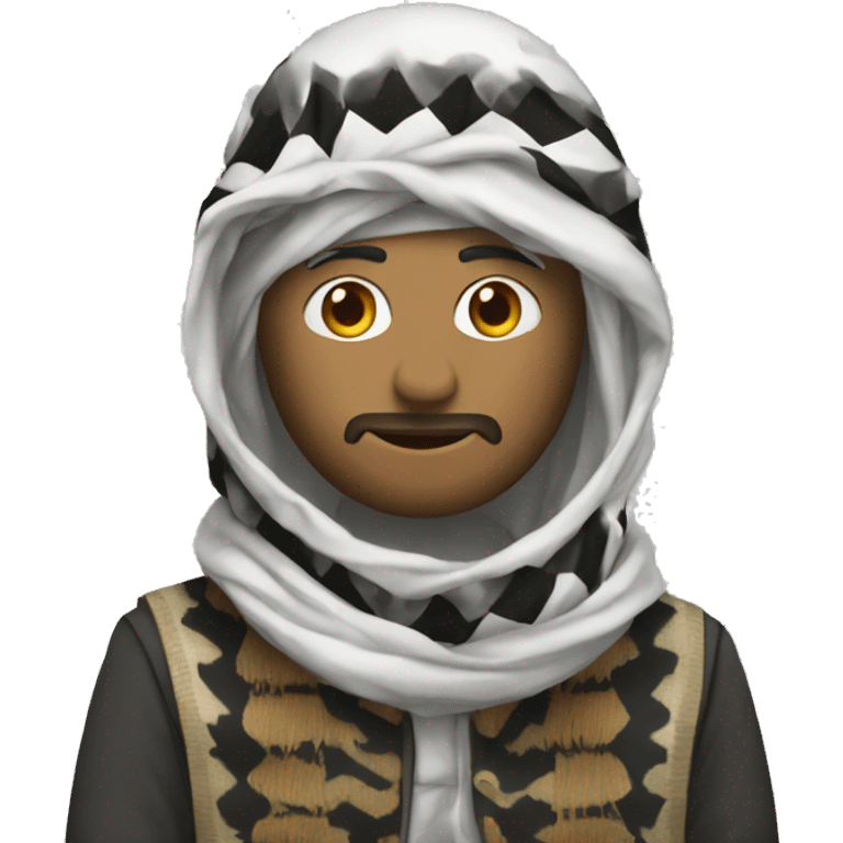 casul Clothe with keffiyeh emoji