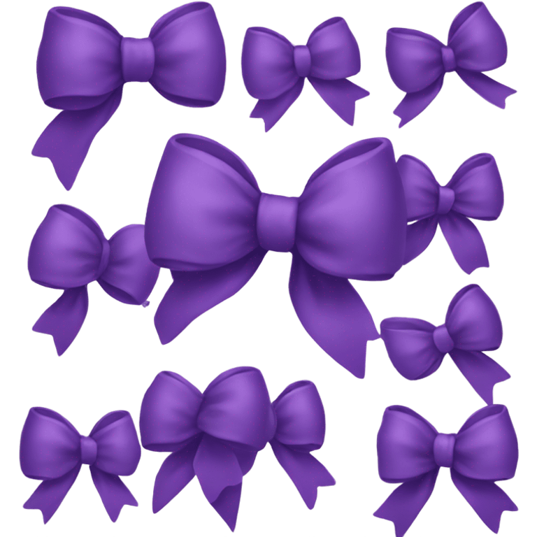 purple bow emoji