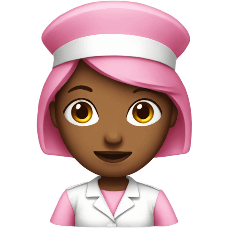 a pink nurse emoji emoji