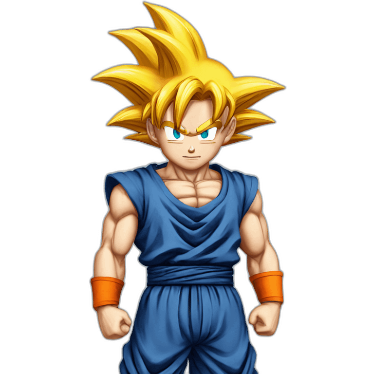 Goku ss bleu emoji