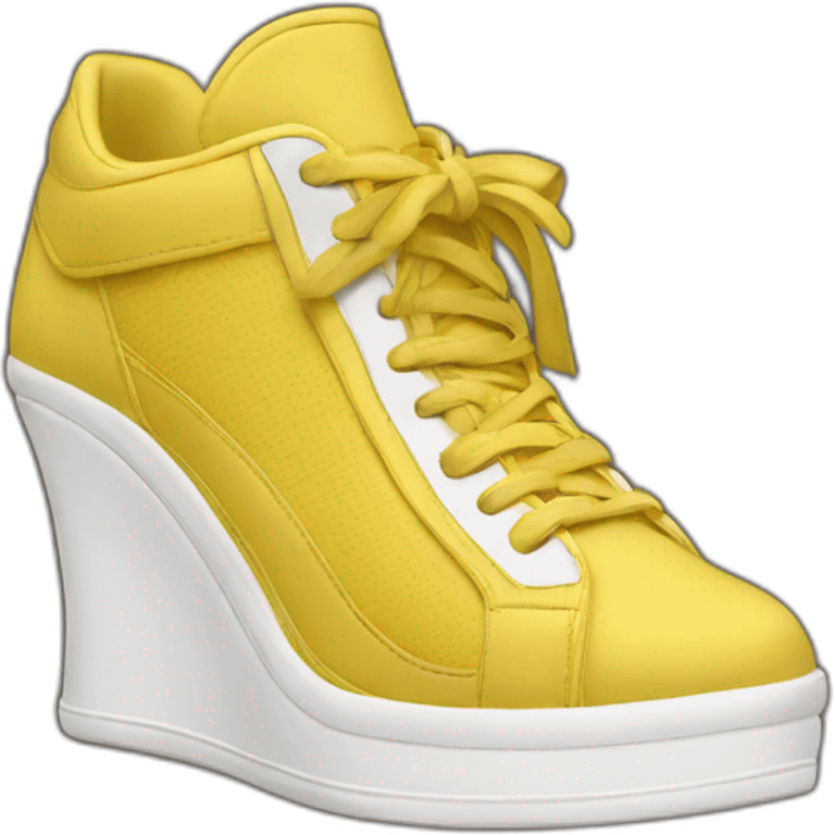 Sneaker with high heels emoji