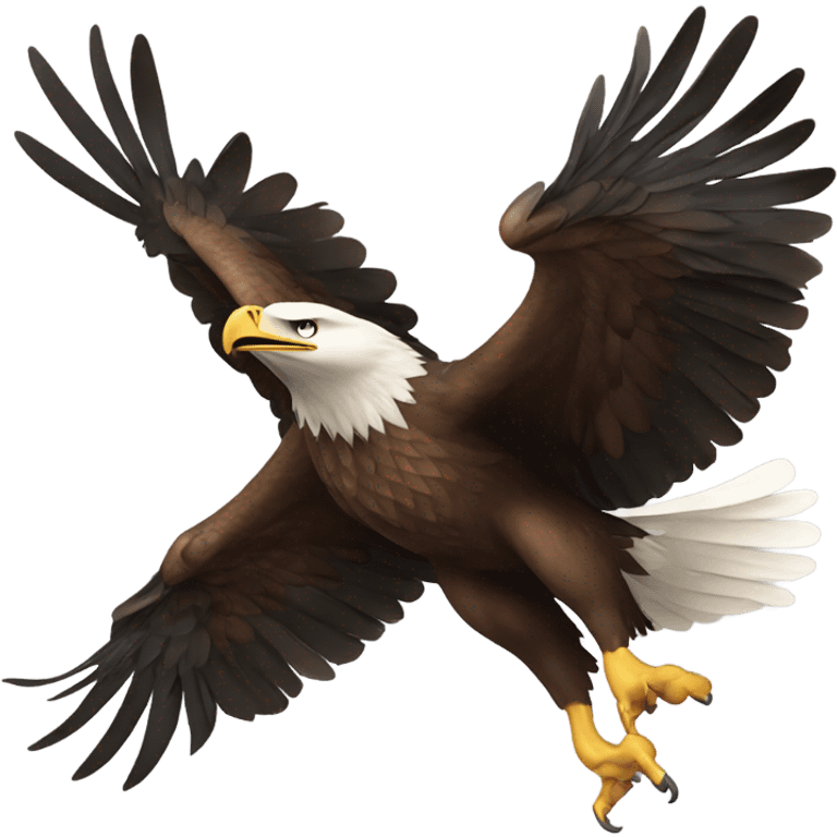 Eagle landing emoji