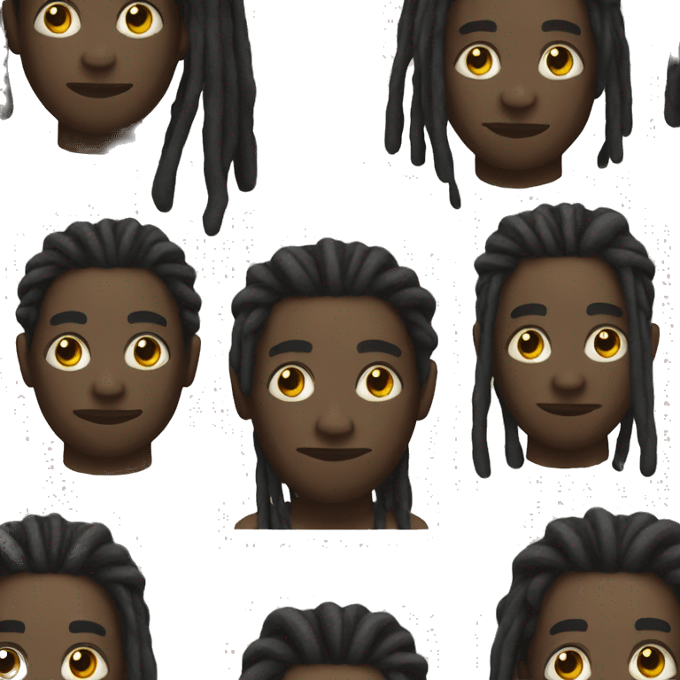 jamaican black man with dreads emoji