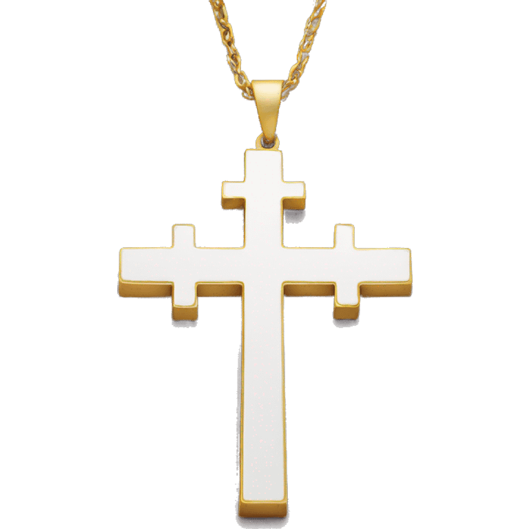 Cross necklace  emoji