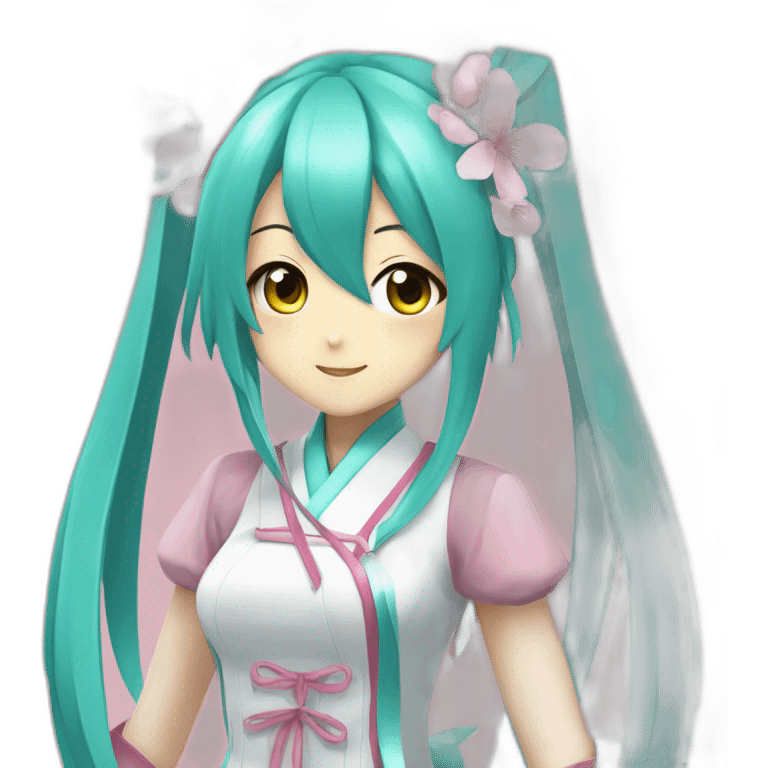 Hatsune Miku Sakura emoji