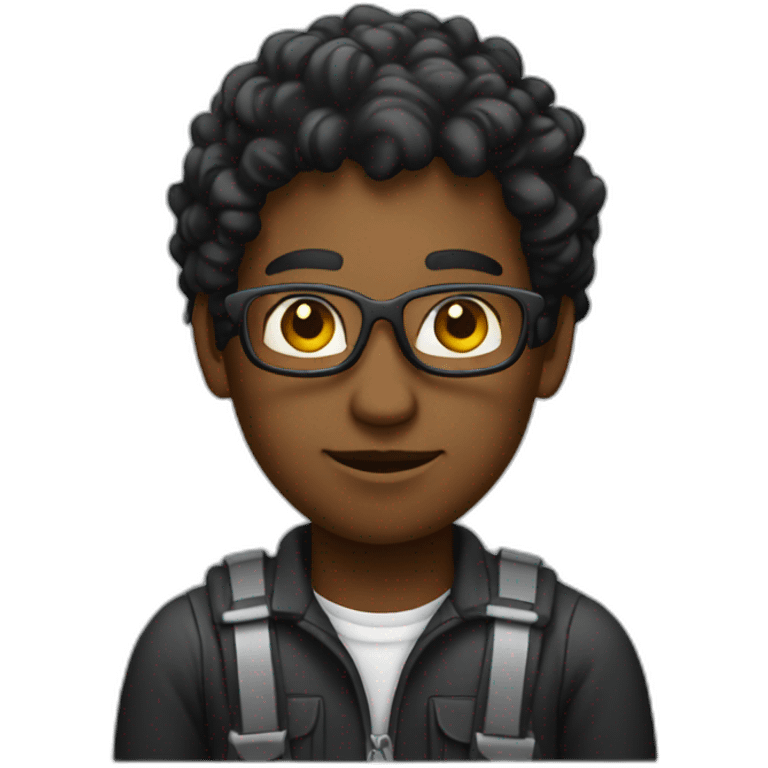 black software engineer emoji