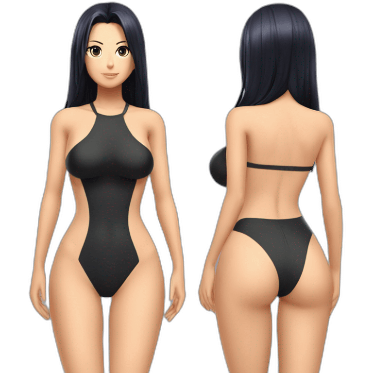 nico robin full body pawg small swimsuit back emoji