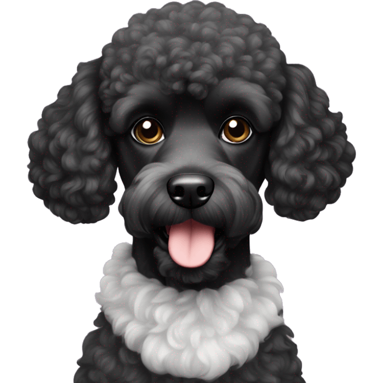 Black poodle emoji