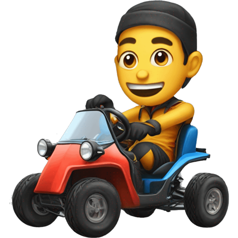 Extreme racing Tuk tuk cross kart  emoji