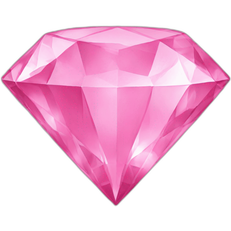 Pink diamond emoji