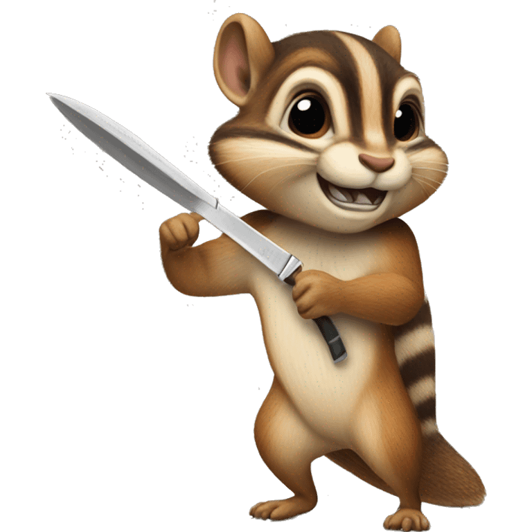 knife chipmunk emoji