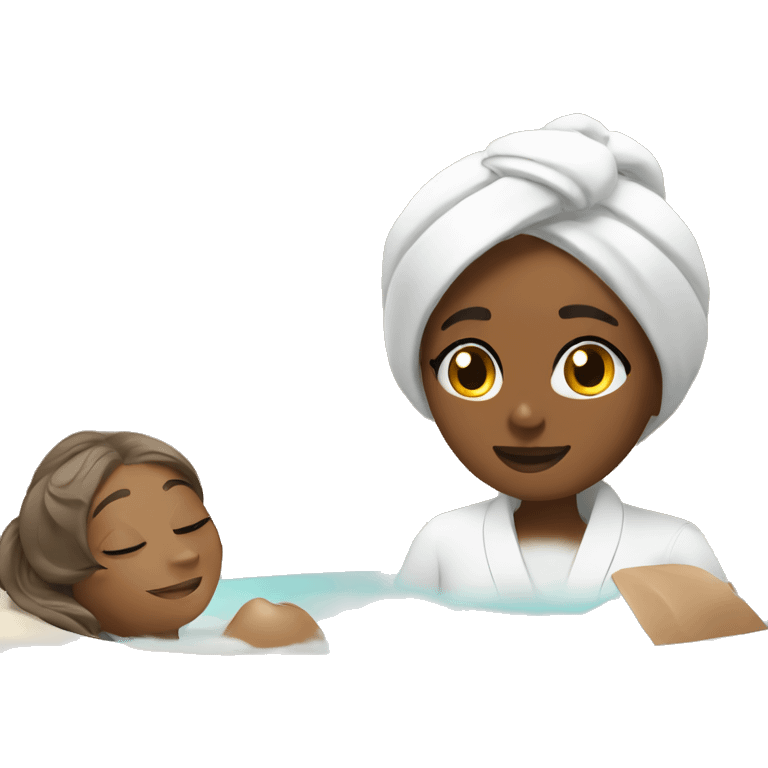 Spa day emoji