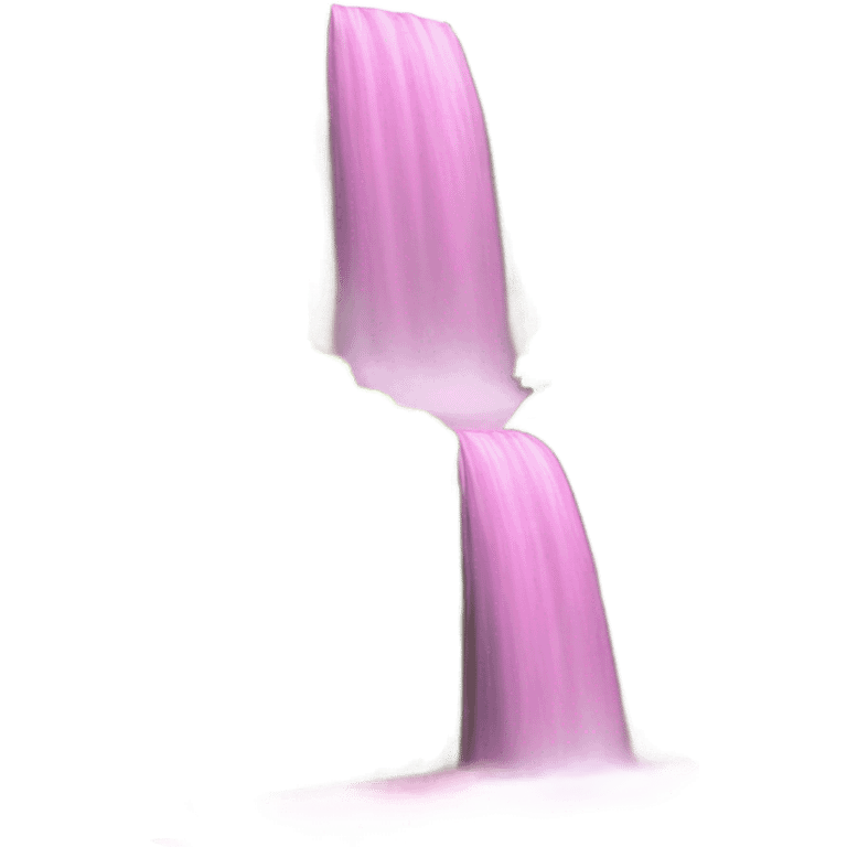 Pink waterfall emoji