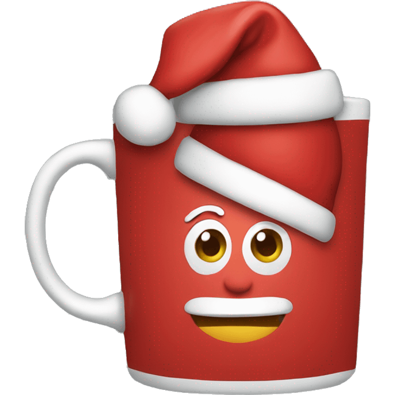 Red Christmas mug emoji