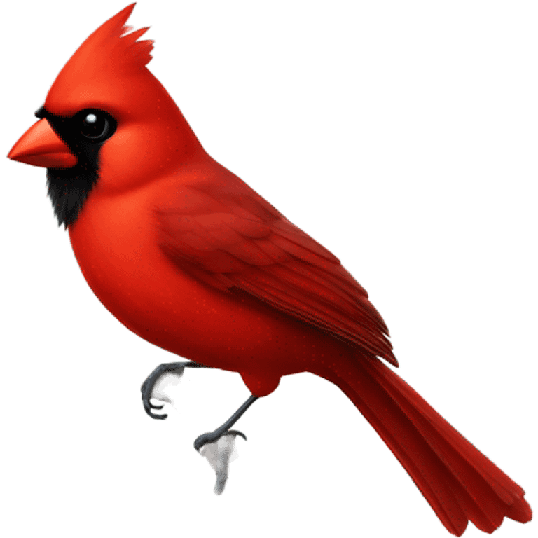 Cardinal on branch emoji