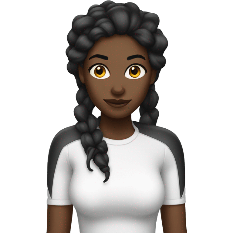 black girl spider woman emoji