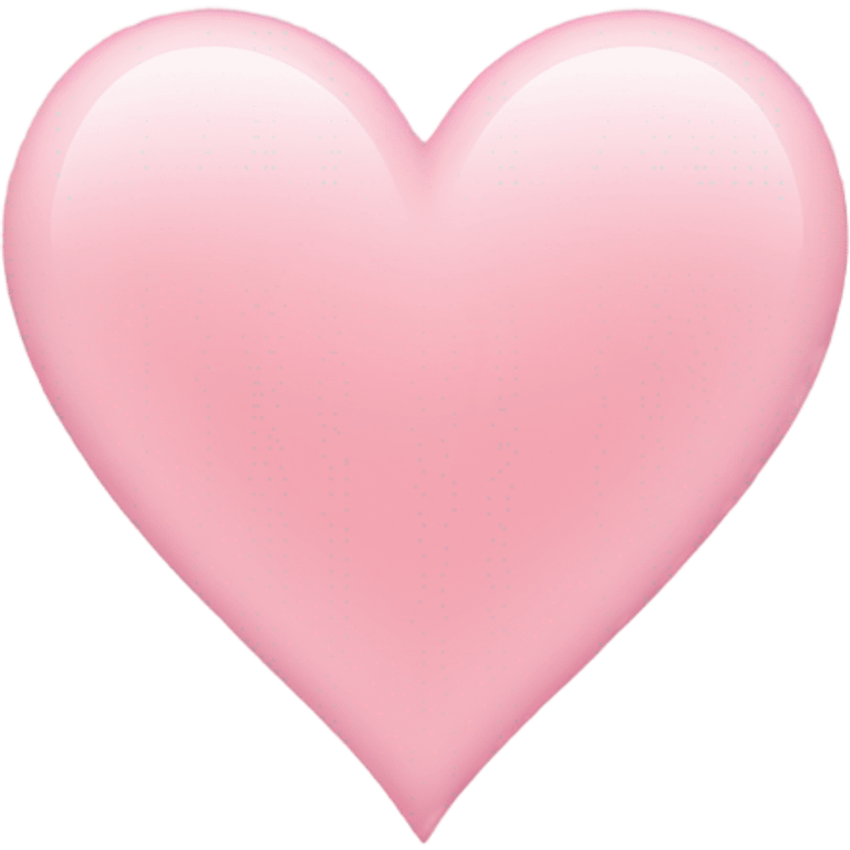 light pink heart emoji