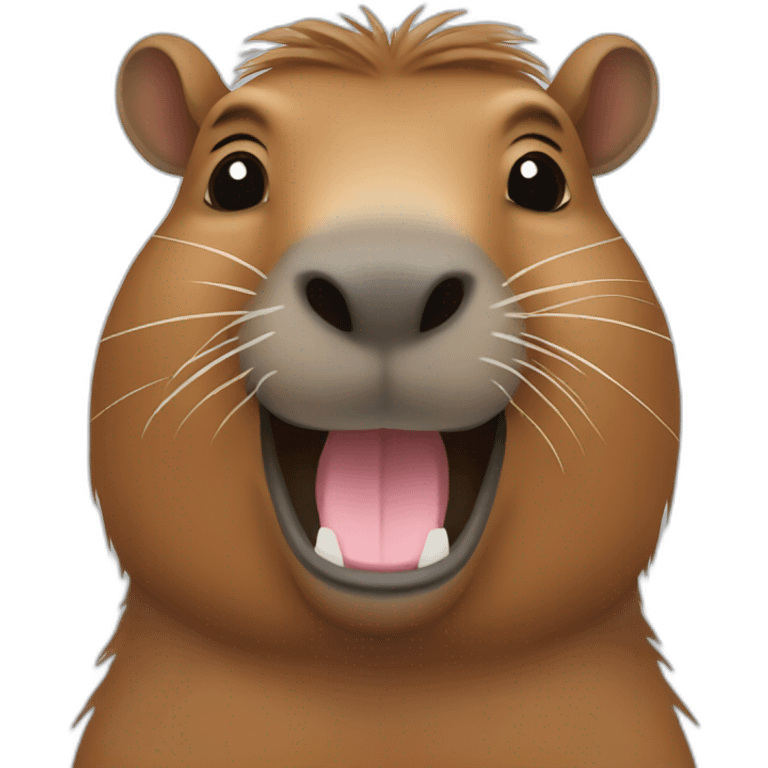 capibara happy face emoji