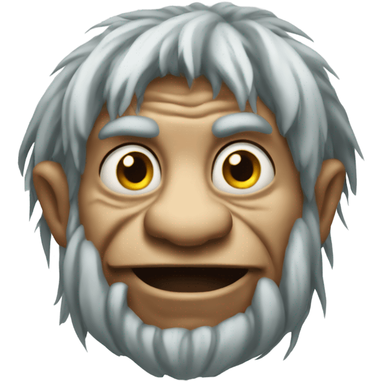 troll with wrinkles  emoji