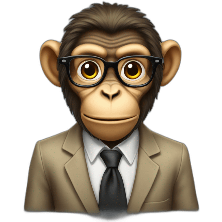 Genius-monkey emoji