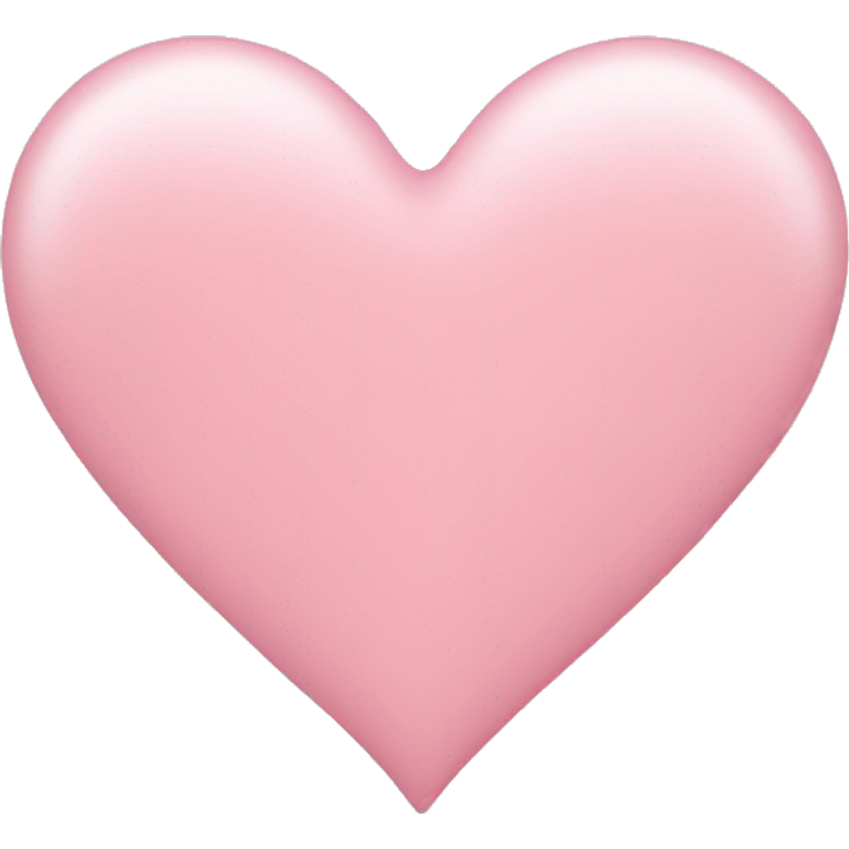 Light pink heart emoji