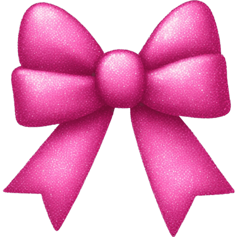 pink sparkly bow emoji