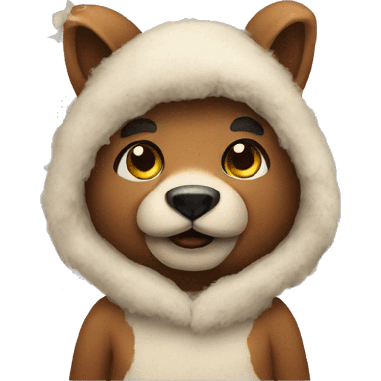 Person in animal costume emoji