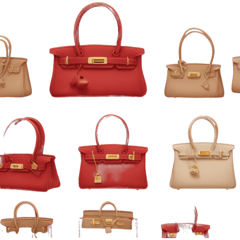 Birkin bag red emoji