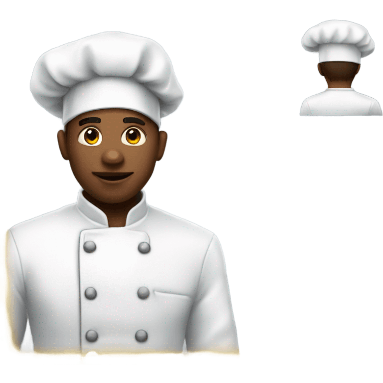 🤤this emoji with the chef hat emoji