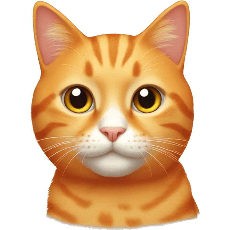 orange cat cute emoji