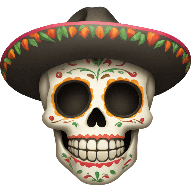 Mexican skull emoji