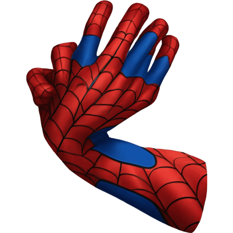 Spiderman arm emoji